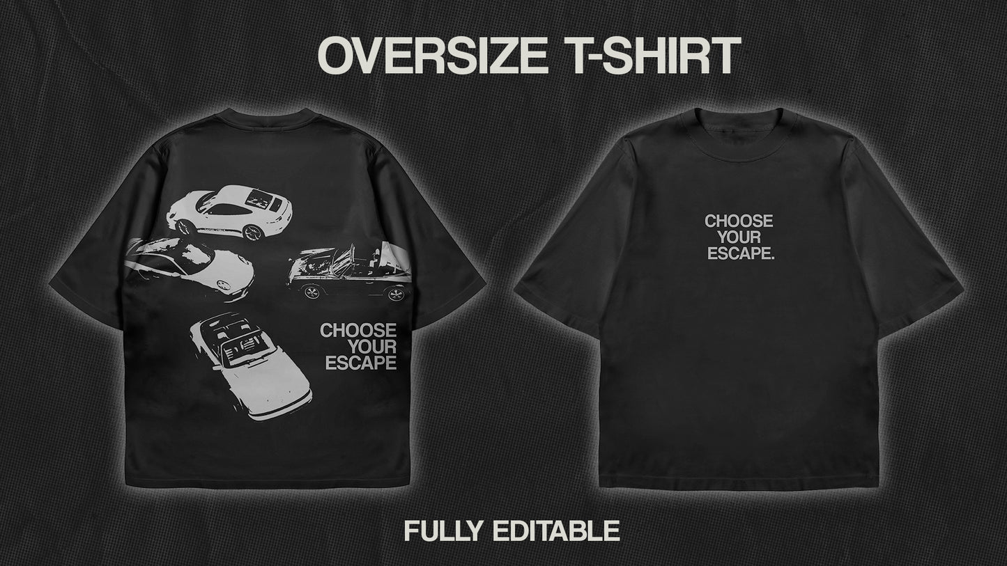 OVERSIZE T-SHIRT MOCKUP