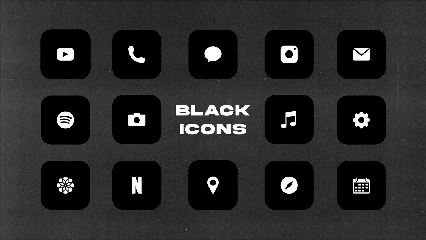 Black Icons Pack